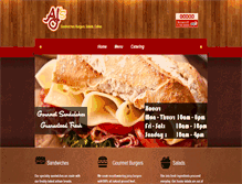 Tablet Screenshot of ajs-sandwiches.com